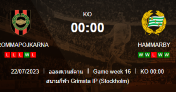 วิเคราะห์บอลวันนี้ ทีเด็ดบอล สวีเดน ออลสเวนส์คาน บรอมมาปอจคาร์น่า VS ฮัมมาร์บี้ 21/07/2566 เวลา 00.00 น.